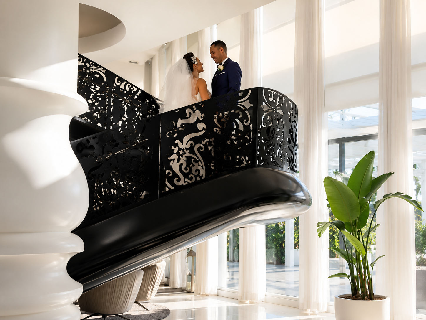 Wedding at luxury hotel
